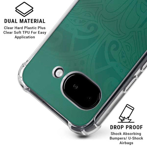 Senegal Soccer Flag Google Pixel 9a Clear Case